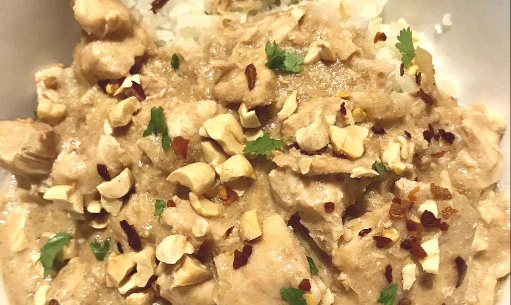 Slow Cooker Thai Peanut Chicken Recipe