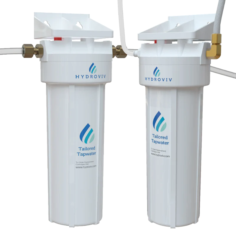 Hydroviv Undersink filter and refrigerator/ice maker water filter