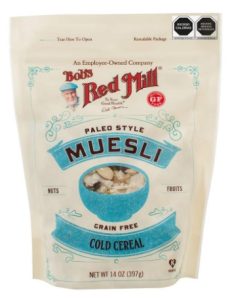 Bob’s Red Mill Grain Free Cold Cereal Paleo Style Muesli Real Dried Fruits