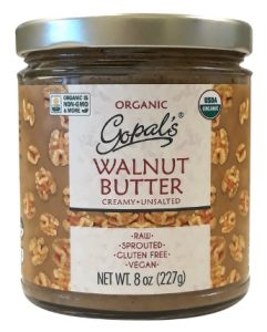 Gopal’s Sprouted Organic Raw Walnut Butter