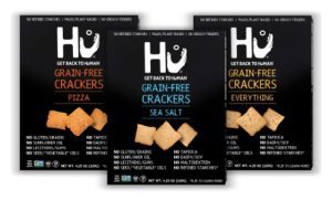 Hu Gluten Free Crackers Variety 3 Pack Paleo & Vegan, Grain Free, Low Carb, No Added Oils, No Refined Starches