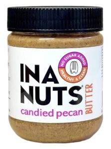 InaNuts Candied Pecan Nut Butter, NO Added Sugar, Gluten Free, Dairy Free, Keto & Paleo Friendly