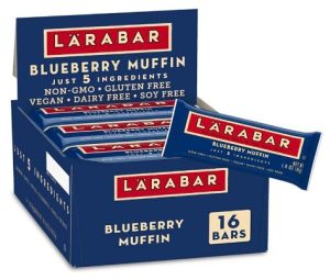 LÄRABAR Bluberry Muffin, Gluten Free Vegan Fruit & Nut Bar