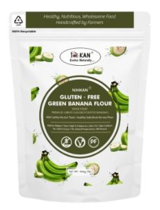 NIHKAN Green Banana Flour - 16 Ounce Gluten free All Purpose Flour