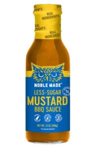 Noble Made Less-Sguar Mustard BBQ Marinade and Dipping Sauce