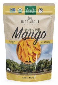 Organic Dried Mango 1 Single Ingredient Organic,Non-GMO, Paleo & Kosher Certified Soft and Chewy
