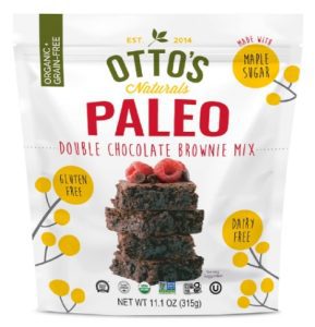 Otto's Naturals Paleo Double Chocolate Brownie Mix - Organic, Gluten-Free, Nut Free, Non-GMO Verified, Made with Organic Cassava Flour