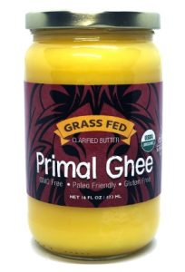 Primal Ghee - Grass Fed Organic Unsalted Clarified Butter