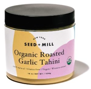 Seed + Mill - Garlic Tahini Sauce Organic - Vegan, Kosher, Non-GMO, Keto, Paleo, Whole30, Gluten Free
