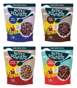 Seven Sundays Grain Free Cereal - Variety Pack - 4 Count, 8 Oz Bags - Gluten and Grain Free, Paleo, Keto Friendly, No Refined Sugar, Vegan, Non-GMO