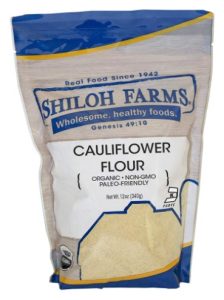 Shiloh Farms Organic Cauliflower Flour - 12 Ounce Bag - Made from 100% Cauliflower and is an Excellent Choice for Vegan, Keto, and Paleo Diets