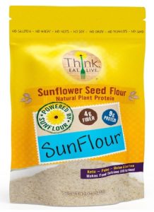Think Eat Live SunFlour, Fine Sunflower Seed Flour for Baking