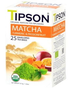 Tipson Matcha Green Tea Turmeric and Passionfruit