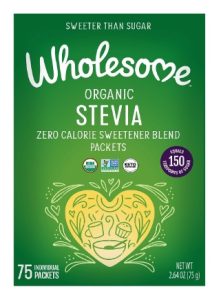 Wholesome Organic Stevia, Zero Calorie Sweetener Blend