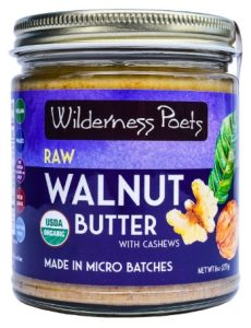 Wilderness Poets, Walnut Butter with Cashews