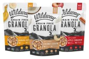 Wildway Vegan Granola Variety Certified Gluten Free Granola Breakfast Cereal, Low Carb Snack