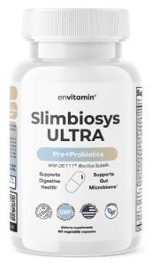 envitamin Slimbiosys Ultra Probiotic Capsule - Pre & Probiotics For Women- Support Your Microbiome