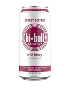 Hiball Clean Energy Seltzer Water, Caffeinated Sparkling Water