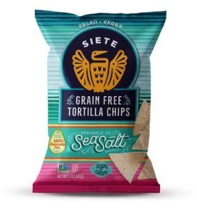 Siete Grain Free Tortilla Chips Sea Salt