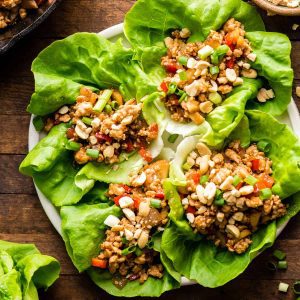 Asian Chicken Lettuce Wraps Recipe