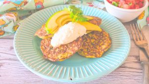 Zucchini and Corn Fritters