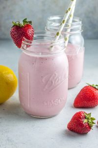 Paleo Strawberry Cheesecake Milkshake