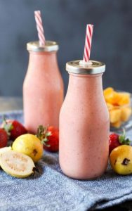 Paleo Strawberry Guava Smoothie