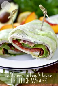 California Turkey and Bacon Lettuce Wrap