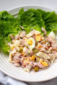 Egg Salad with Pickles Ham