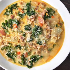 Dreamy Sausage and Kale Soup