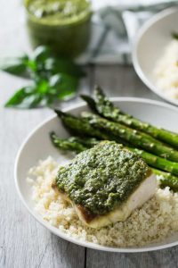 Pesto Mahi Mahi (Paleo, Whole30)