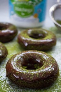 Keto Matcha Moringa Baked Donuts
