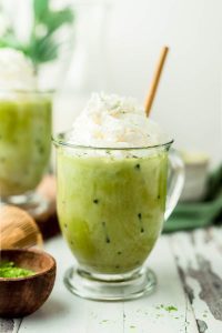 Paleo Iced Matcha Latte
