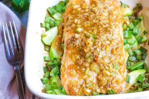 Ginger lime salmon