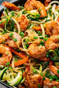 Cajun Garlic Shrimp Noodle Bowls