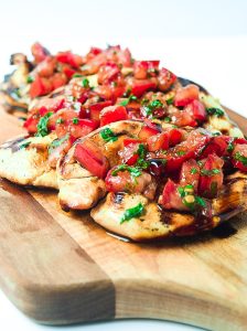 Whole30 Bruschetta Grilled Chicken