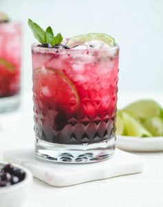 Blueberry Lime Mocktail